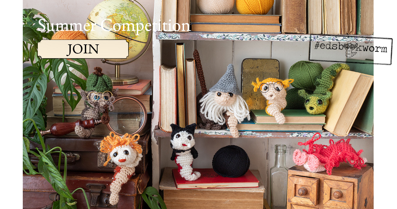 Summer Competition TOFT bookworms reading crochet pattern